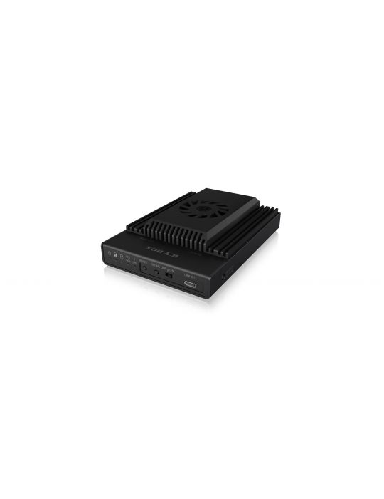 ICY BOX IB-2912MCL-C31 carcasă disc memorie Carcasă SSD Negru M.2