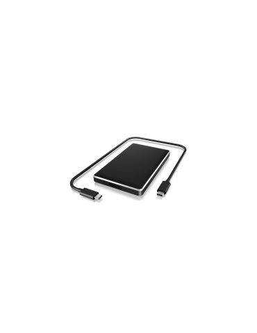 ICY BOX IB-245-C31-B carcasă disc memorie Cutie protecție HDD SSD Negru 2.5"