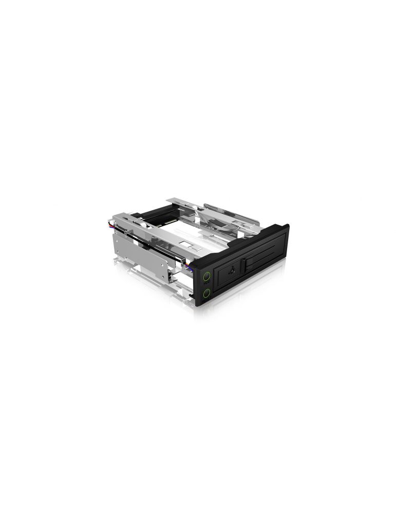 Icy box Rack HDD Raidsonic IcyBox Trayless, SATA/SAS, 3.5inch in 5.25inch, negru