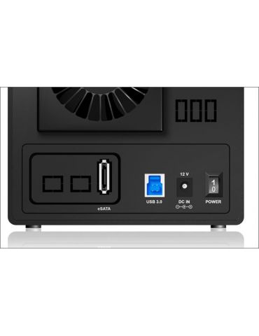 ICY BOX IB-3664SU3 carcasă disc memorie Carcasă HDD Negru 3.5"