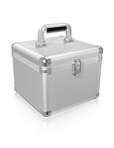 ICY BOX IB-AC628 Valiză Metal, Din material plastic Argint