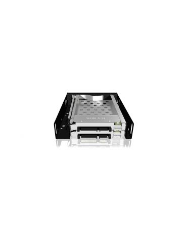 ICY BOX IB-2227StS 8,89 cm (3.5") Tavă disc memorie Negru