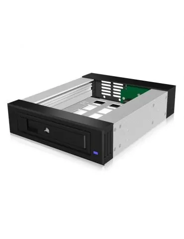 ICY BOX IB-129SSK-B 13,3 cm (5.25") Cadru cu fațete Negru