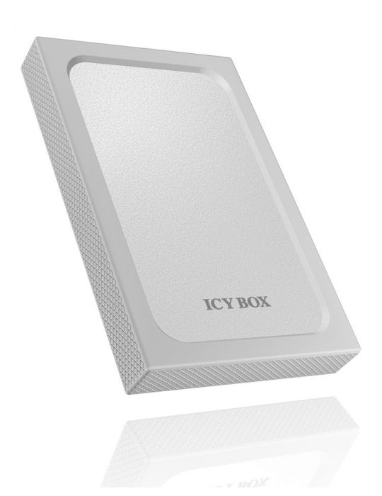 ICY BOX IB-254U3 Cutie protecție HDD SSD Argint 2.5" Alimentare prin USB