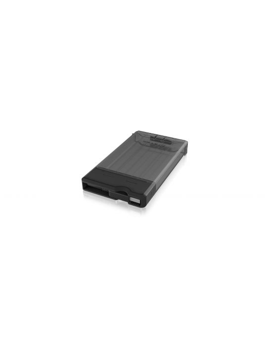 ICY BOX IB-235-U3 carcasă disc memorie Cutie protecție HDD SSD Negru 2.5"