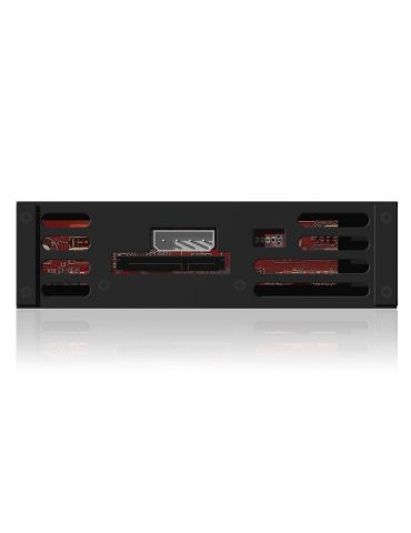 ICY BOX IB-138SK-B-II Casetă suport Negru