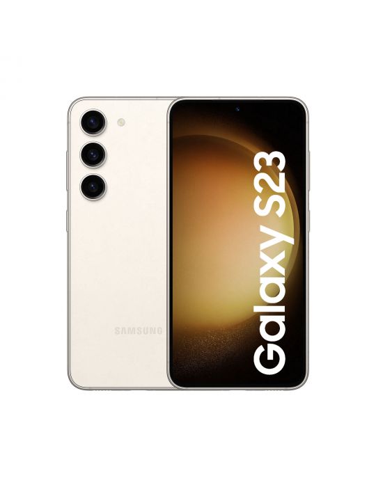 Samsung Galaxy S23 SM-S911B 15,5 cm (6.1") SIM triplu Android 13 5G USB tip-C 8 Giga Bites 128 Giga Bites 3900 mAh Cremă