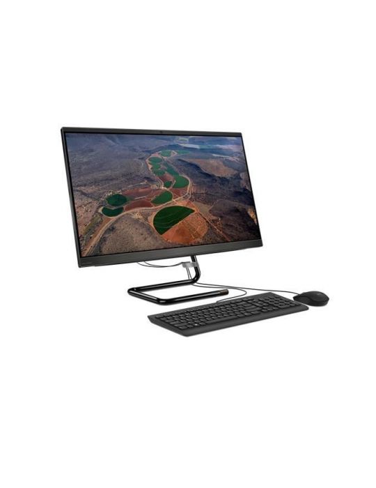 Desktop lenovo all-in-one cpu i5-10400t monitor 27 inch intel uhd graphics 630 memorie 16 gb hdd 1 tb ssd 256 gb unitate optica 