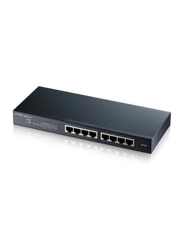 Zyxel GS1900-8 Gestionate L2 Gigabit Ethernet (10 100 1000) Negru - Tik.ro