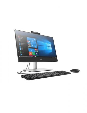 Desktop hp all-in-one cpu i5-10500t monitor 23.8 inch intel uhd graphics 630 memorie 8 gb ssd 256 gb unitate optica windows 10 p