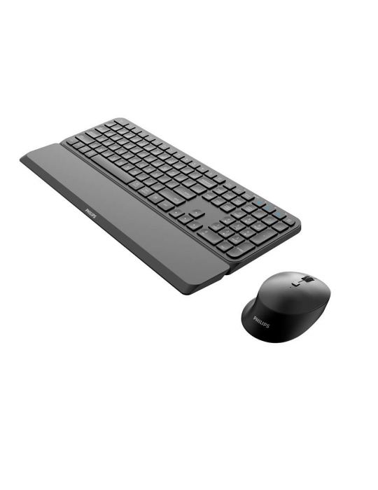 Philips 6000 series SPT6607B 00 tastaturi Mouse inclus RF Wireless + Bluetooth Engleză SUA Negru