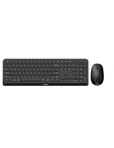 Philips 4000 series SPT6407B 00 tastaturi Mouse inclus RF Wireless + Bluetooth Negru - Tik.ro