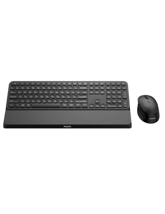 Philips 6000 series SPT6607B tastaturi Mouse inclus RF Wireless + Bluetooth Negru