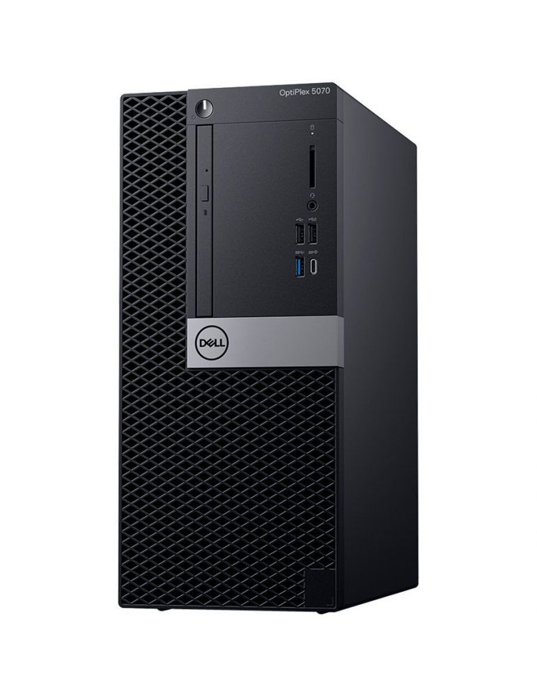 Desktop dell mini tower cpu i5 9500 intel uhd graphics 630 memorie 8 gb ssd 256 gb tastatura windows 10 pro n007o5070mt_win10p-
