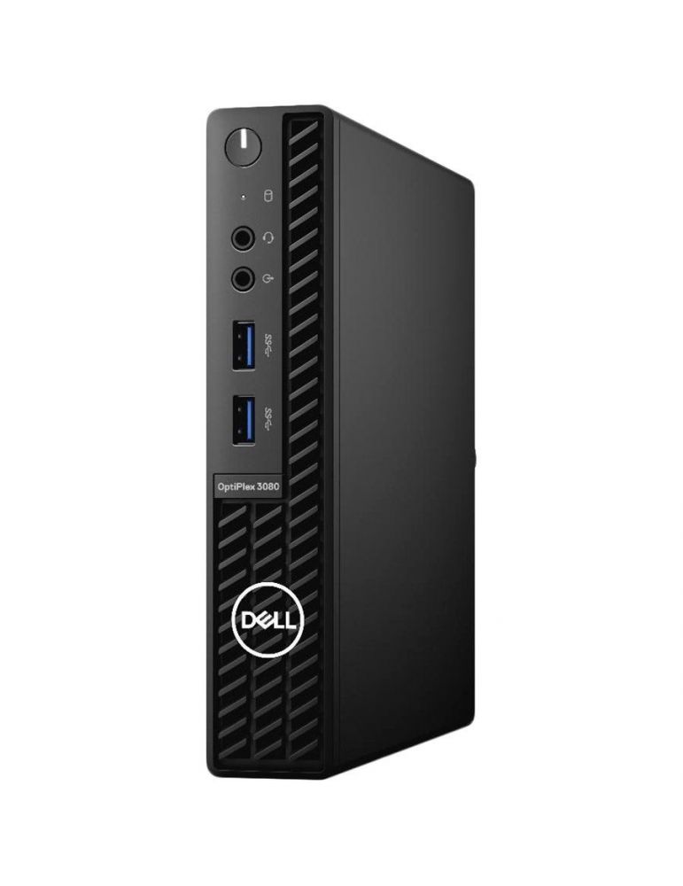 Dell optiplex 3080 mffintel core i5-10500t(6 cores/12mb/12t/2.3ghz to 3.8ghz)8gb(1x8)ddr4256gb(m.2)nvme ssdnodvdintel integrated