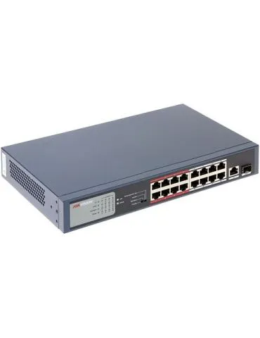 Switch 16 porturi poe 2 porturi uplink - hikvision
