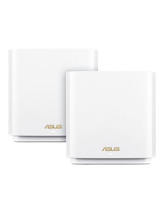 ASUS ZenWiFi AX XT8 (W-2-PK) router wireless Gigabit Ethernet Tri-band (2.4 GHz   5 GHz   5 GHz) 4G Alb