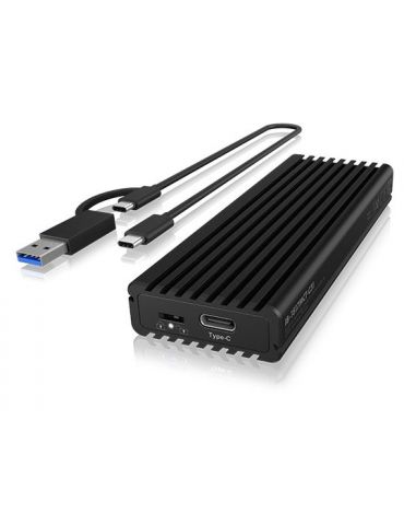 ICY BOX IB-1817MCT-C31 Carcasă SSD Negru M.2