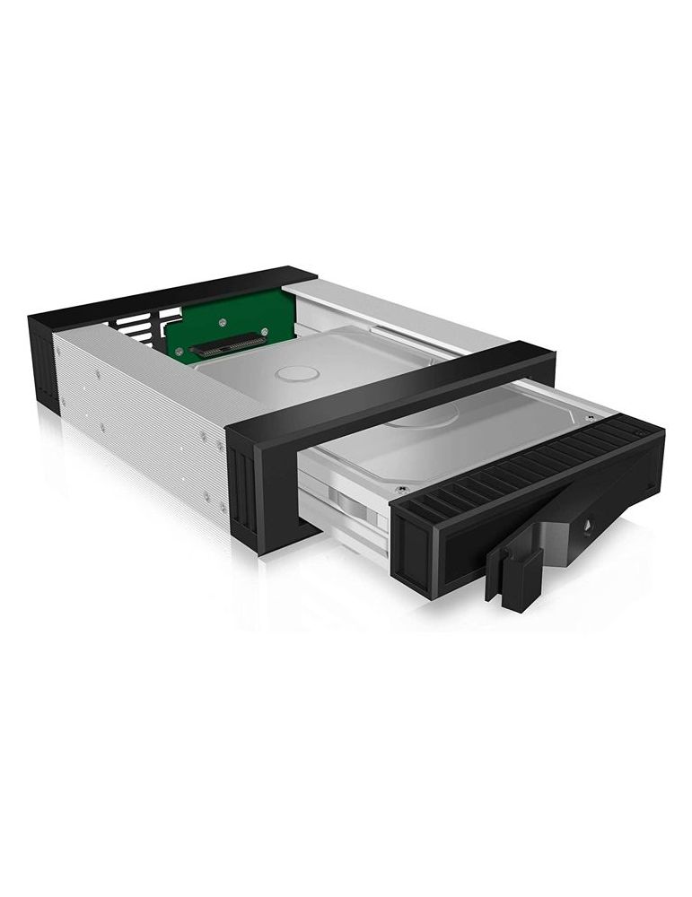 ICY BOX IB-129SSK-B 13,3 cm (5.25") Cadru cu fațete Negru