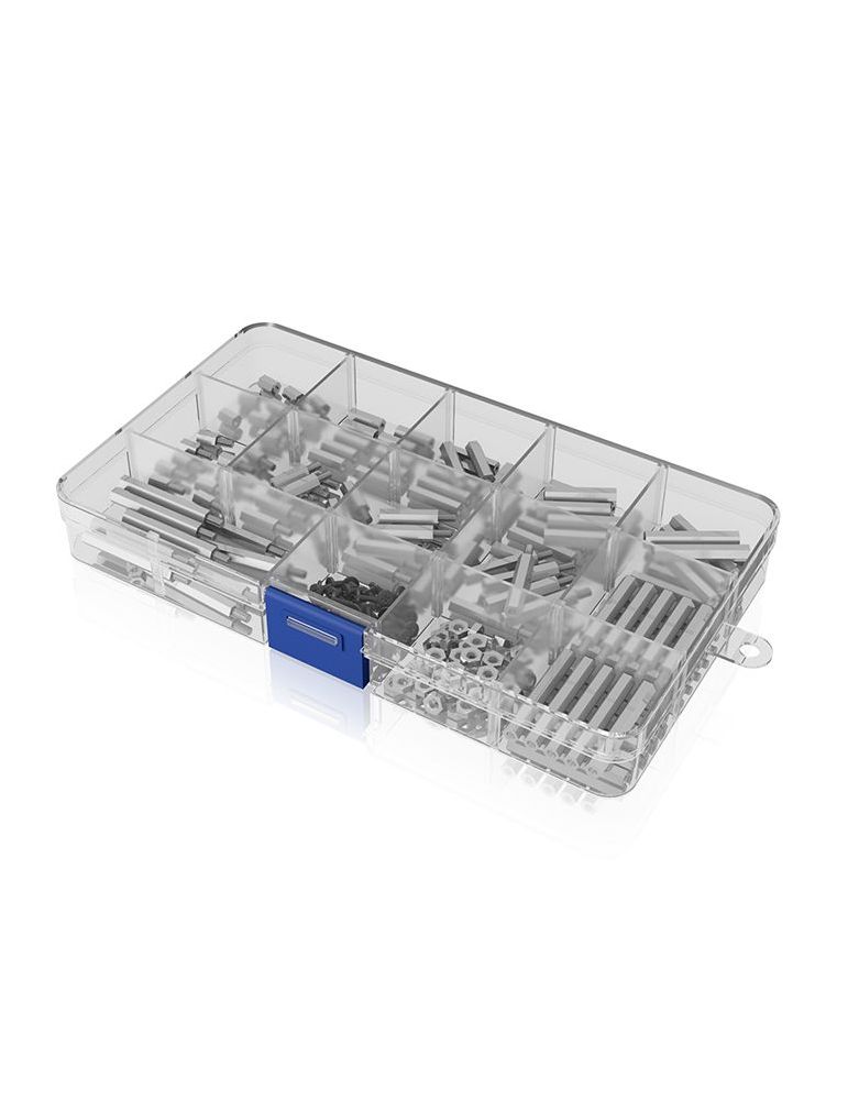 ICY BOX IB-RPA102-Box Kit unelte instalare Negru, Argint