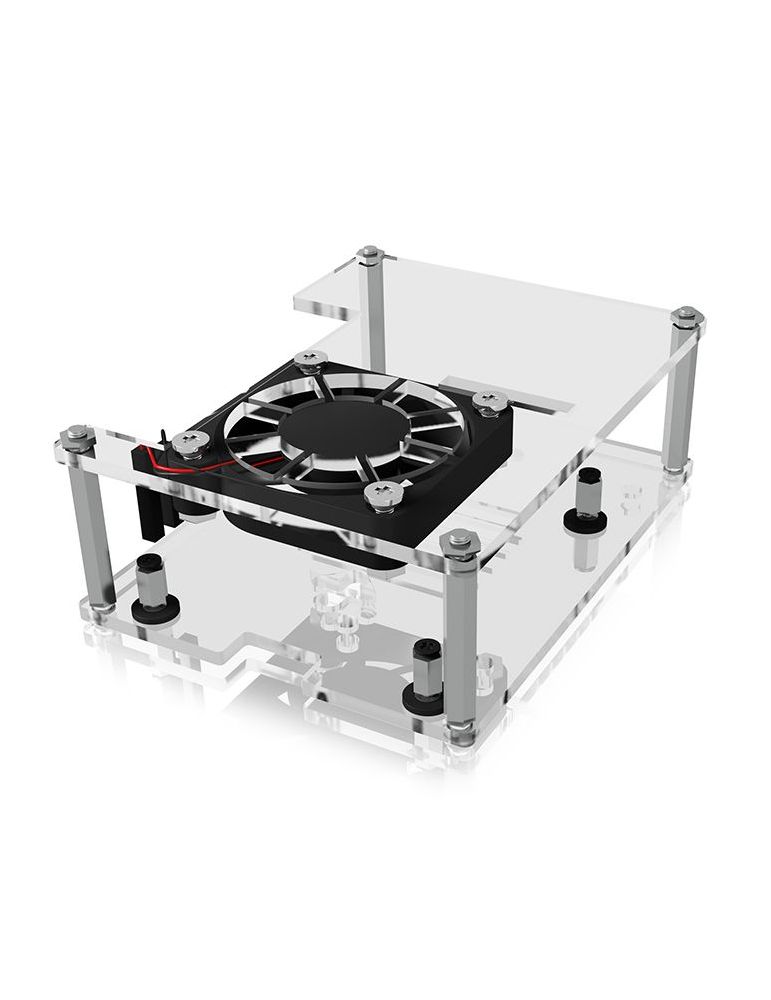 ICY BOX IB-RP106 Carcasă Negru, Transparente