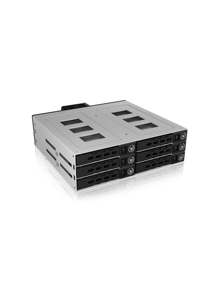 ICY BOX IB-2260SSK-12G 13,3 cm (5.25") Tavă disc memorie Negru