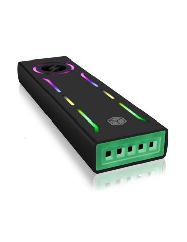 ICY BOX IB-G1826MF-C31 Carcasă SSD Negru M.2