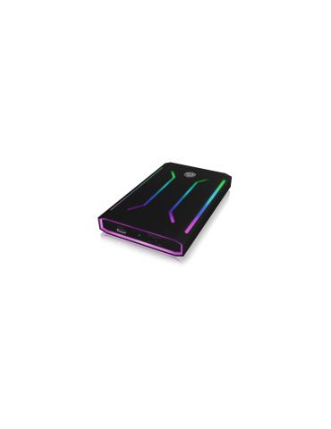 ICY BOX IB-G226L-C31 Cutie protecție HDD SSD Negru 2.5"