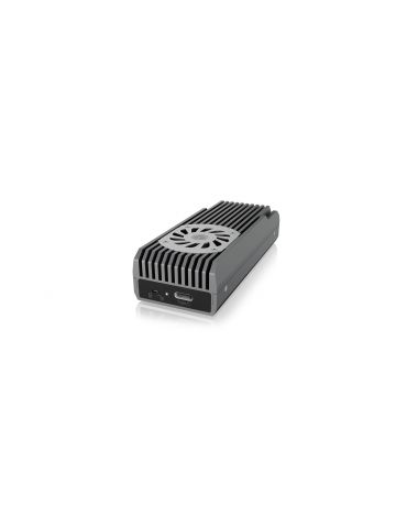ICY BOX IB-1922MF-C32 Carcasă SSD Antracit, Negru M.2