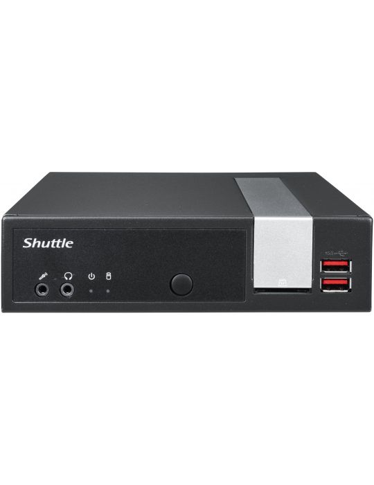 Shuttle XPС slim DL20NV2 sistem barebone Dimensiune carcasă PC 3.5L Negru Intel SoC BGA 1090 N4505 2 GHz