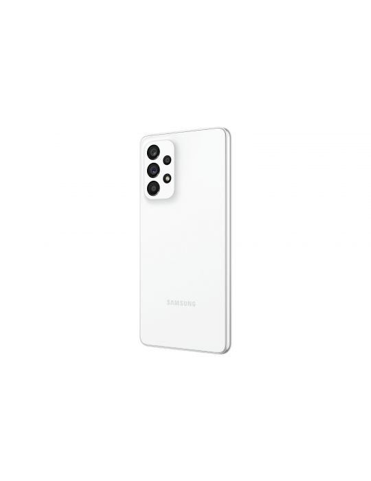 Samsung Galaxy A53 5G SM-A536B 16,5 cm (6.5") Dual SIM hibrid Android 12 USB tip-C 8 Giga Bites 256 Giga Bites 5000 mAh Alb