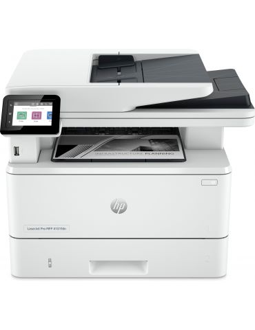HP LaserJet Pro Imprimantă MFP 4102dwe, Alb-negru, Imprimanta pentru Firme mici şi medii, Imprimare, copiere, scanare, - Tik.ro