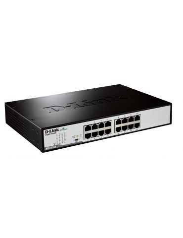 D-Link DGS-1016D E switch-uri Fara management Negru, Metalic - Tik.ro