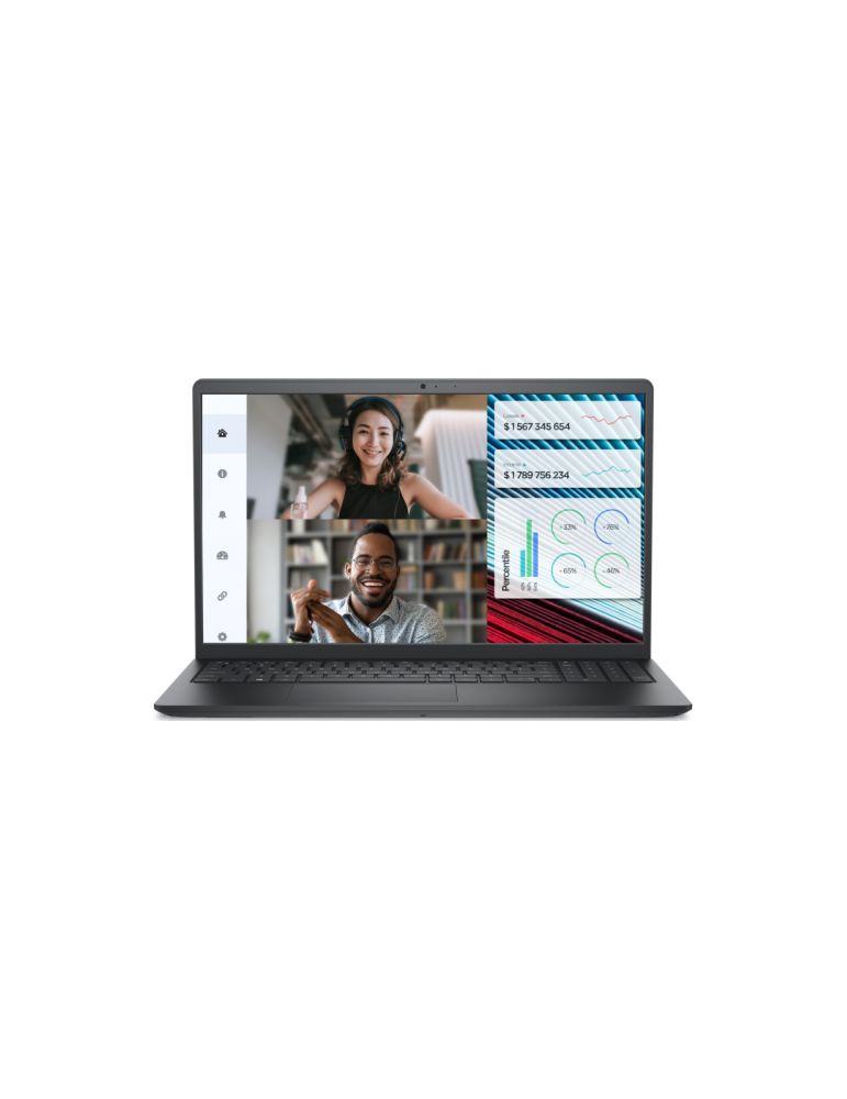 Laptop Dell Vostro 3520,RAM 16GB, SSD 512GB, 15.6", i7-1255U,Intel Iris Xe Graphics, W11 Pro, Carbon Black