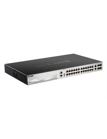 D-Link DGS-3130-30TS Gestionate L3 Gigabit Ethernet (10 100 1000) Negru, Gri - Tik.ro