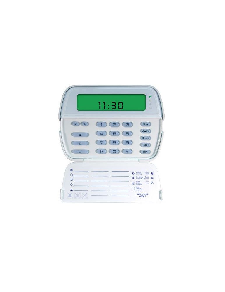 Tastatura LCD cu iconuri, DSC PK5501, alb