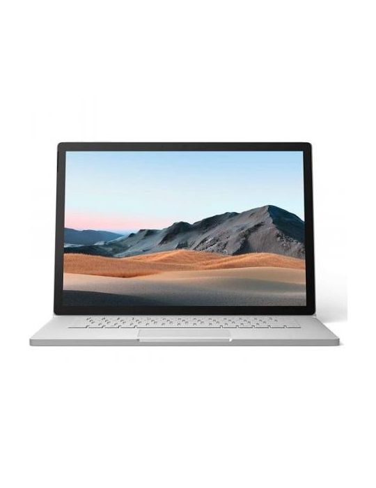 Laptop 2-in-1 Microsoft Surface Book 3, i5-1035G7,13'' Touch, RAM 8GB, SSD 256GB, Intel Iris Plus Graphics, Windows 10, Platinum