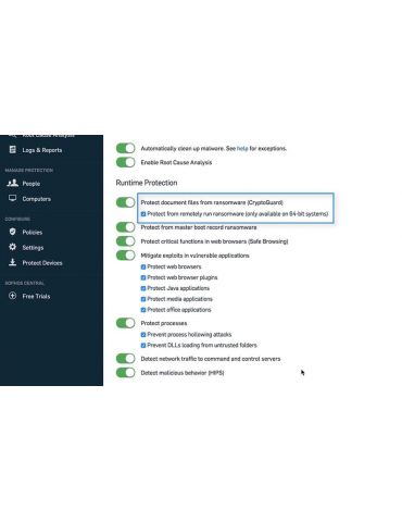 Sophos Central Intercept X Advanced 1 licență(e) Licență Multi-lingvistic 12 luna(i)