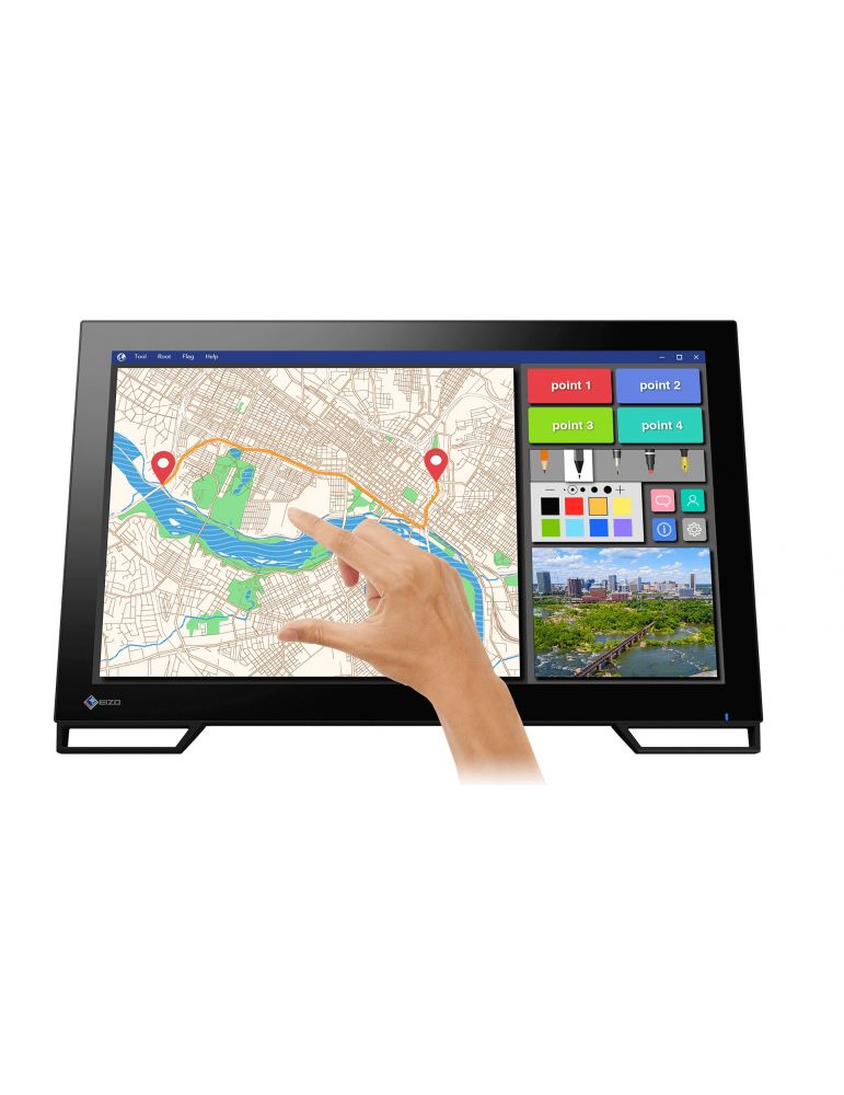 EIZO DuraVision FDF2182WT-BK 54,6 cm (21.5") 1920 x 1080 Pixel Full HD LED Ecran tactil Platou de masă Negru