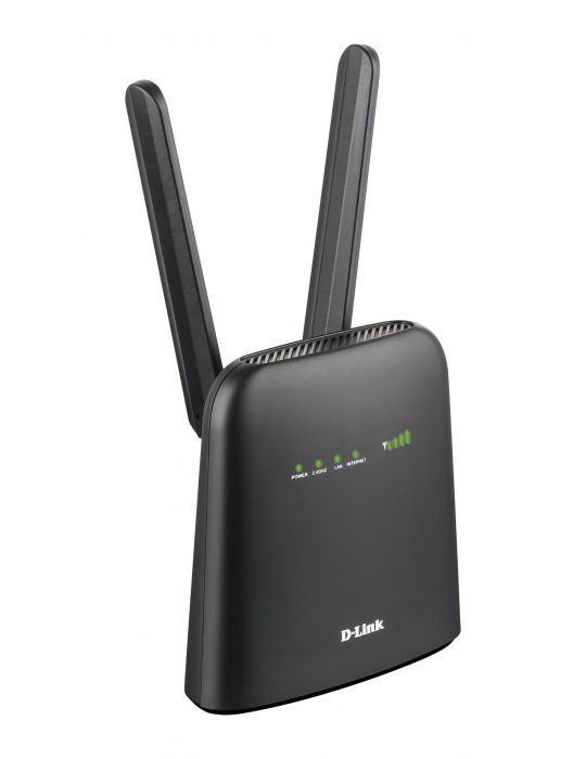 D-Link N300 router wireless Ethernet Bandă unică (2.4 GHz) 4G Negru