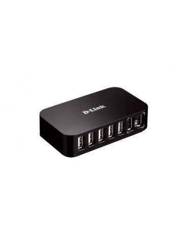 D-Link DUB-H7 USB 2.0 Type-B 480 Mbit s Negru