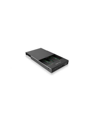 ICY BOX IB-2812CL-U3 USB 3.2 Gen 1 (3.1 Gen 1) Type micro-B Negru