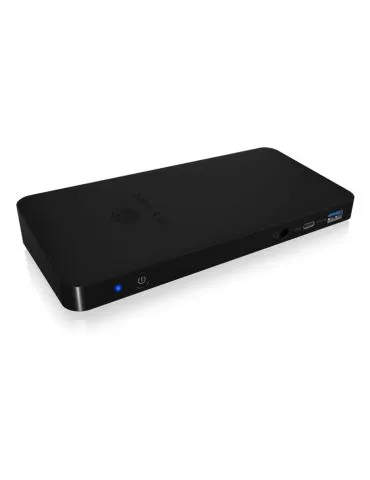 ICY BOX IB-DK2405-C Prin cablu USB 3.2 Gen 1 (3.1 Gen 1) Type-C Negru - Tik.ro
