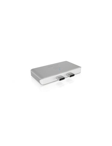 ICY BOX IB-DK4030-2C Tip dock Argint