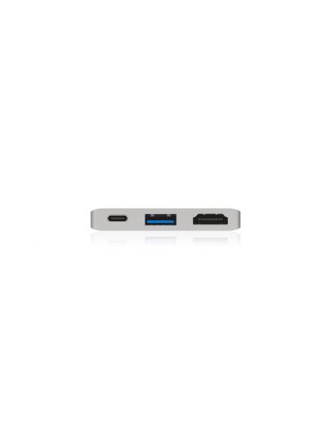 ICY BOX IB-DK4030-2C Tip dock Argint