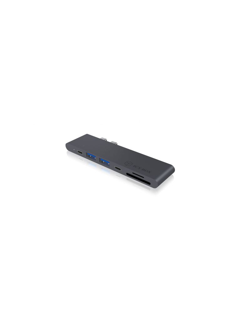 RaidSonic IB-DK4037A-2C stații de andocare și replicatoare de porturi pentru calculatoare portabile Tip dock Antracit