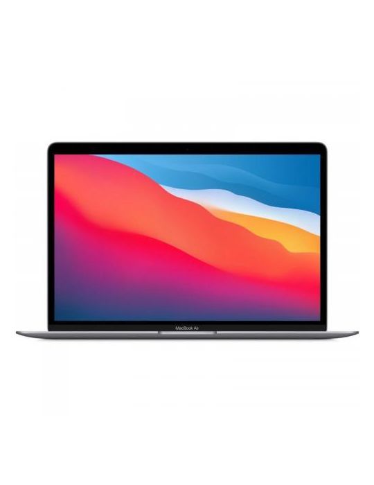 Laptop Apple New MacBook Air 13 with Retina True Tone, M1 Chip Octa Core, 13.3'', RAM 8GB, SSD 256GB, M1 7-core, MacOS Big Sur A