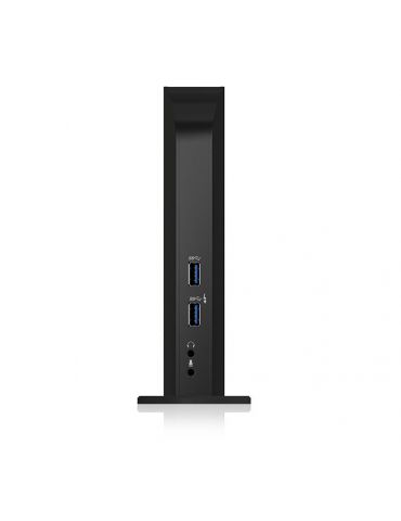 ICY BOX IB-DK2242AC Prin cablu USB 3.2 Gen 1 (3.1 Gen 1) Type-A Negru