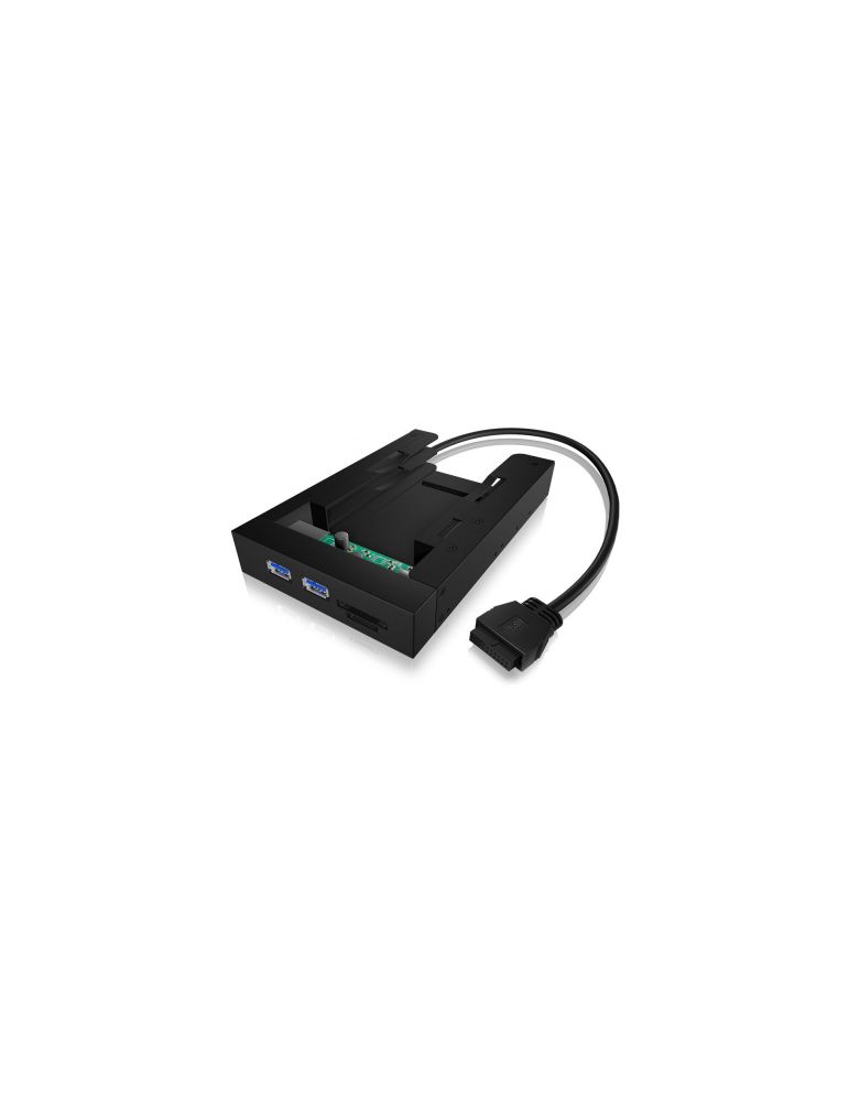 RaidSonic IB-AC646 sloturi 8,89 cm (3.5") Negru