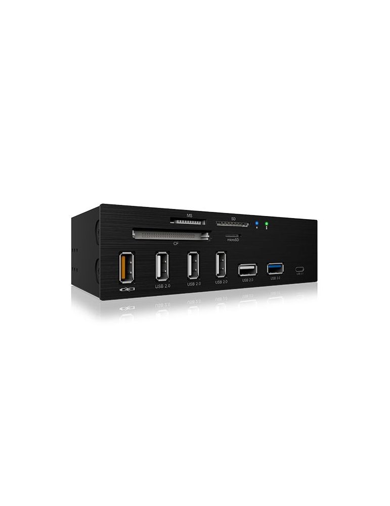 ICY BOX IB-867A cititoare de carduri USB Intern Negru